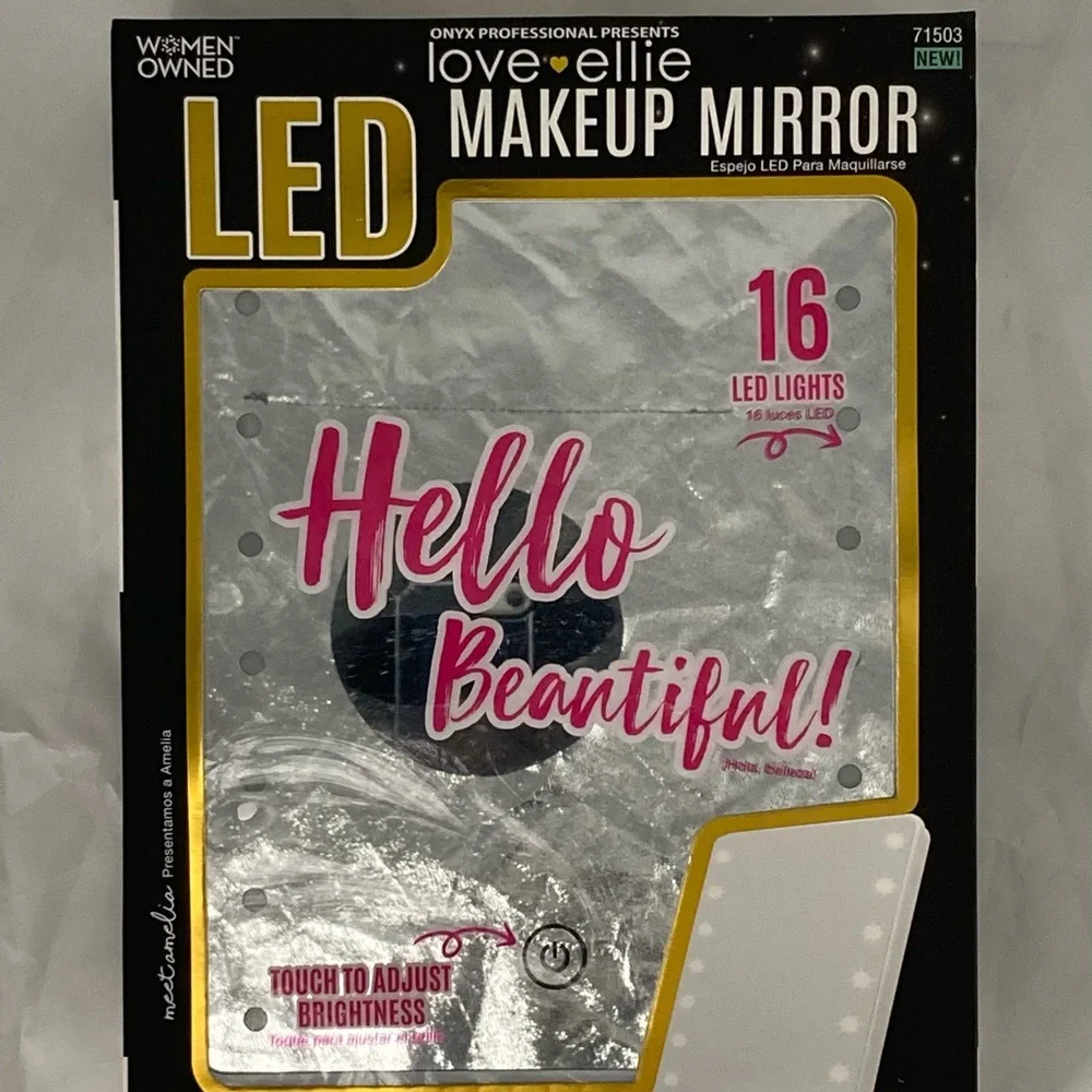 Onyx Love Ellie LED Vanity Makeup Mirror